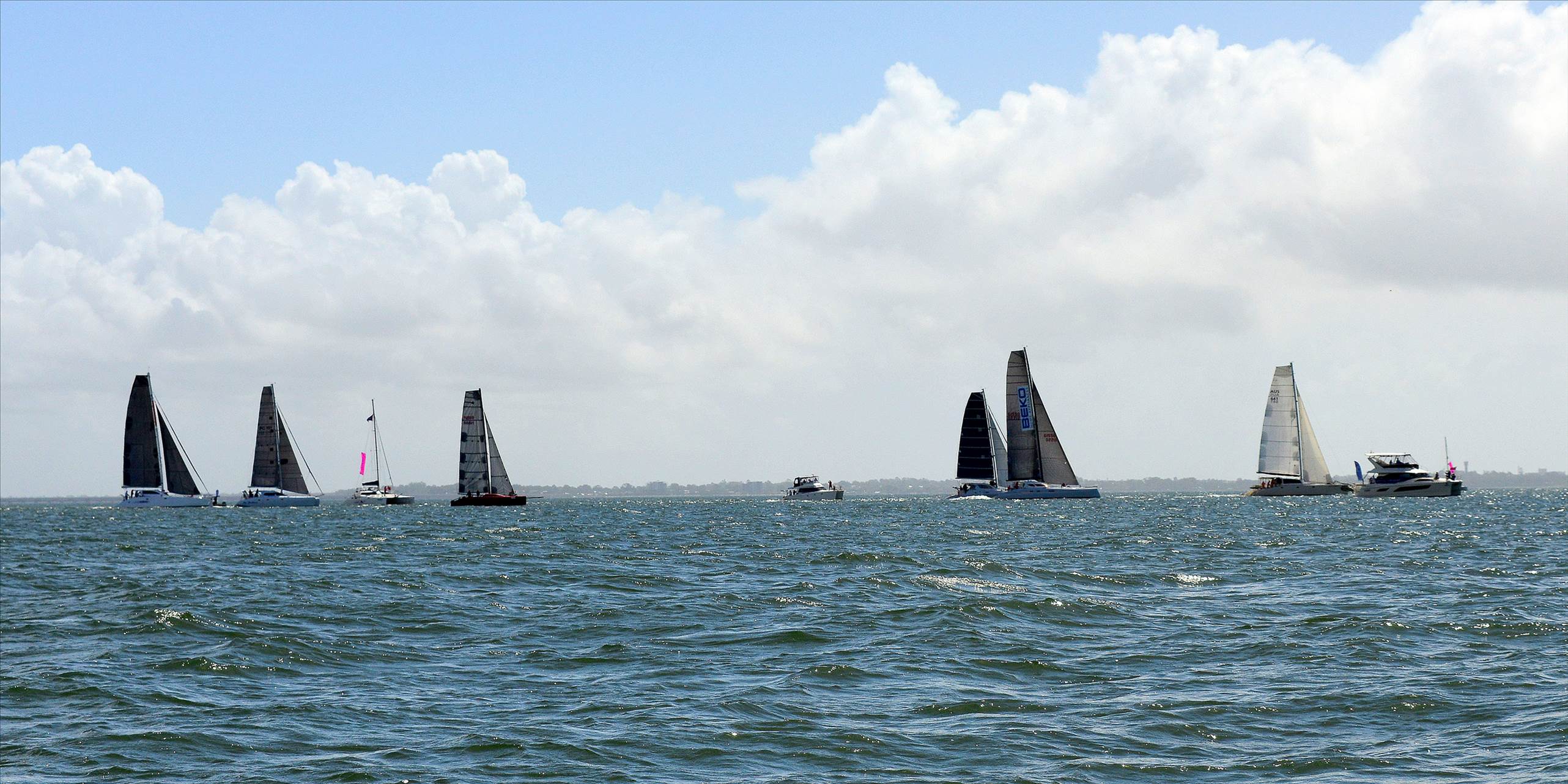2018 Brisbane to Gladstone Multihull Race Start