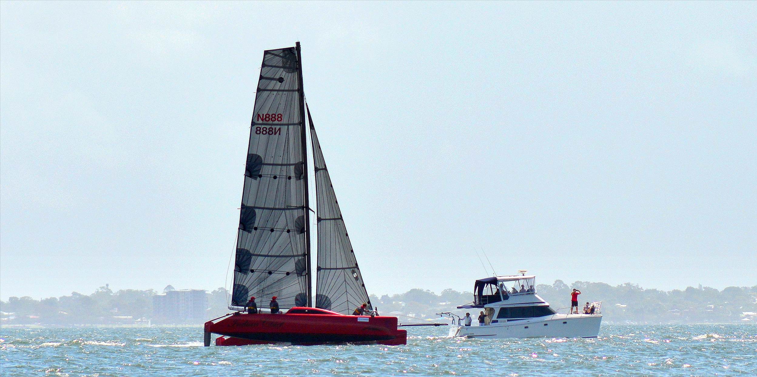 2018 Brisbane to Gladstone Multihull Race Start