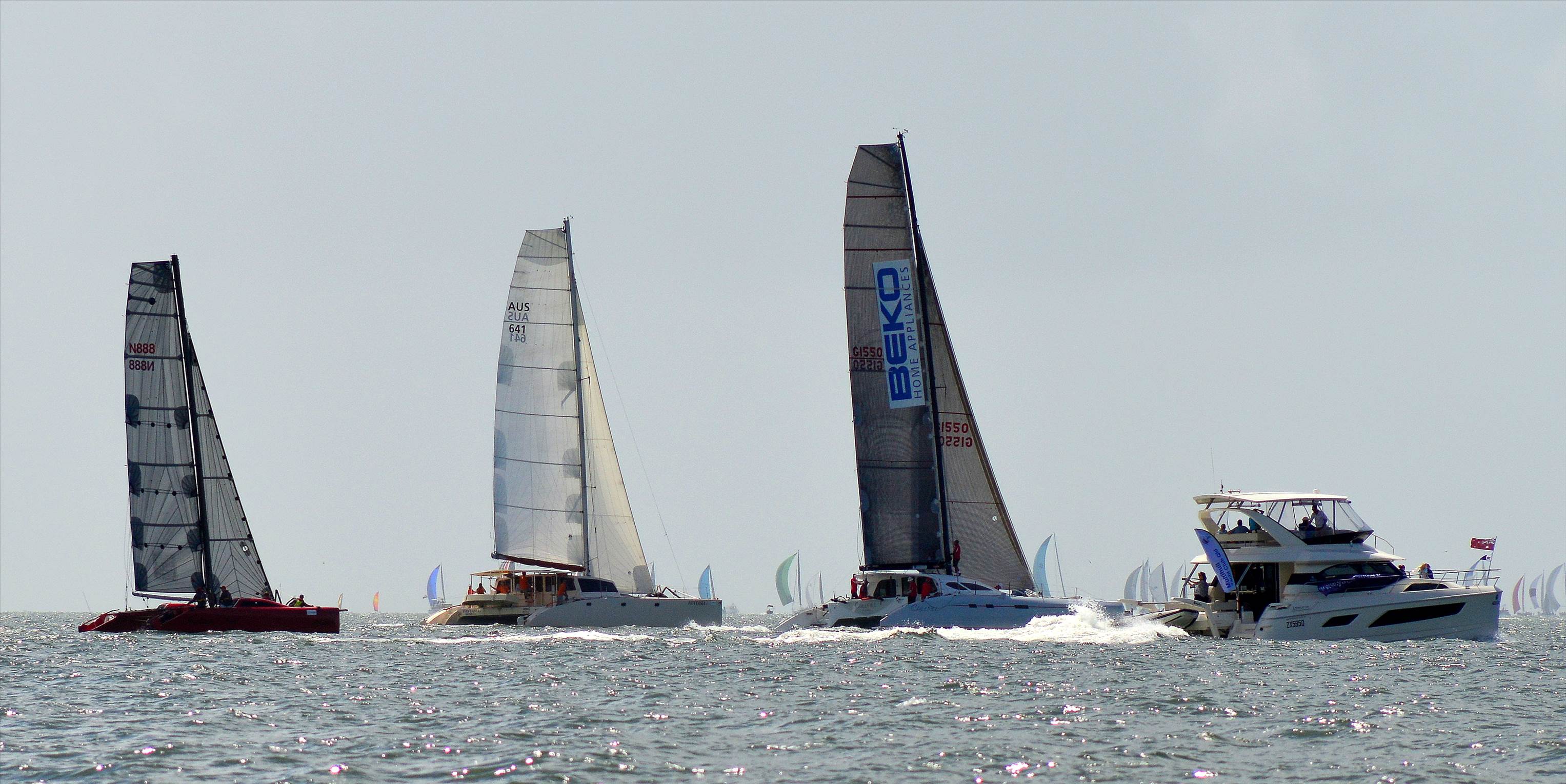 2018 Brisbane to Gladstone Multihull Race Start