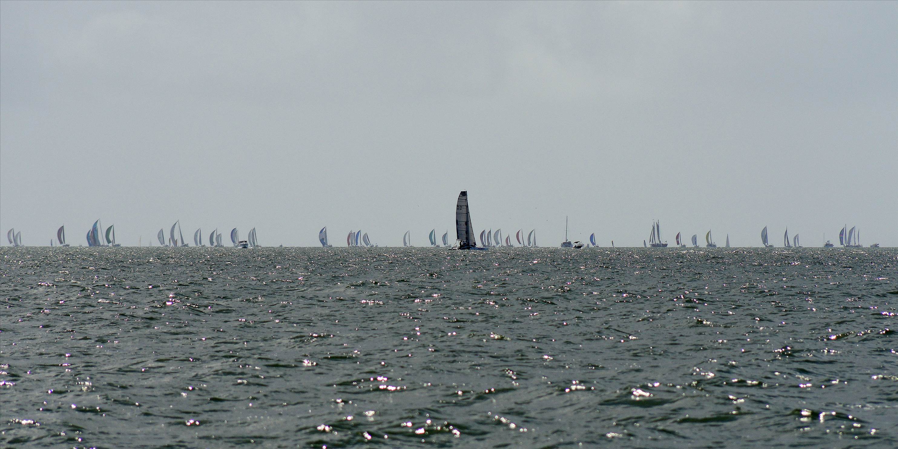 2018 Brisbane to Gladstone Multihull Race Start