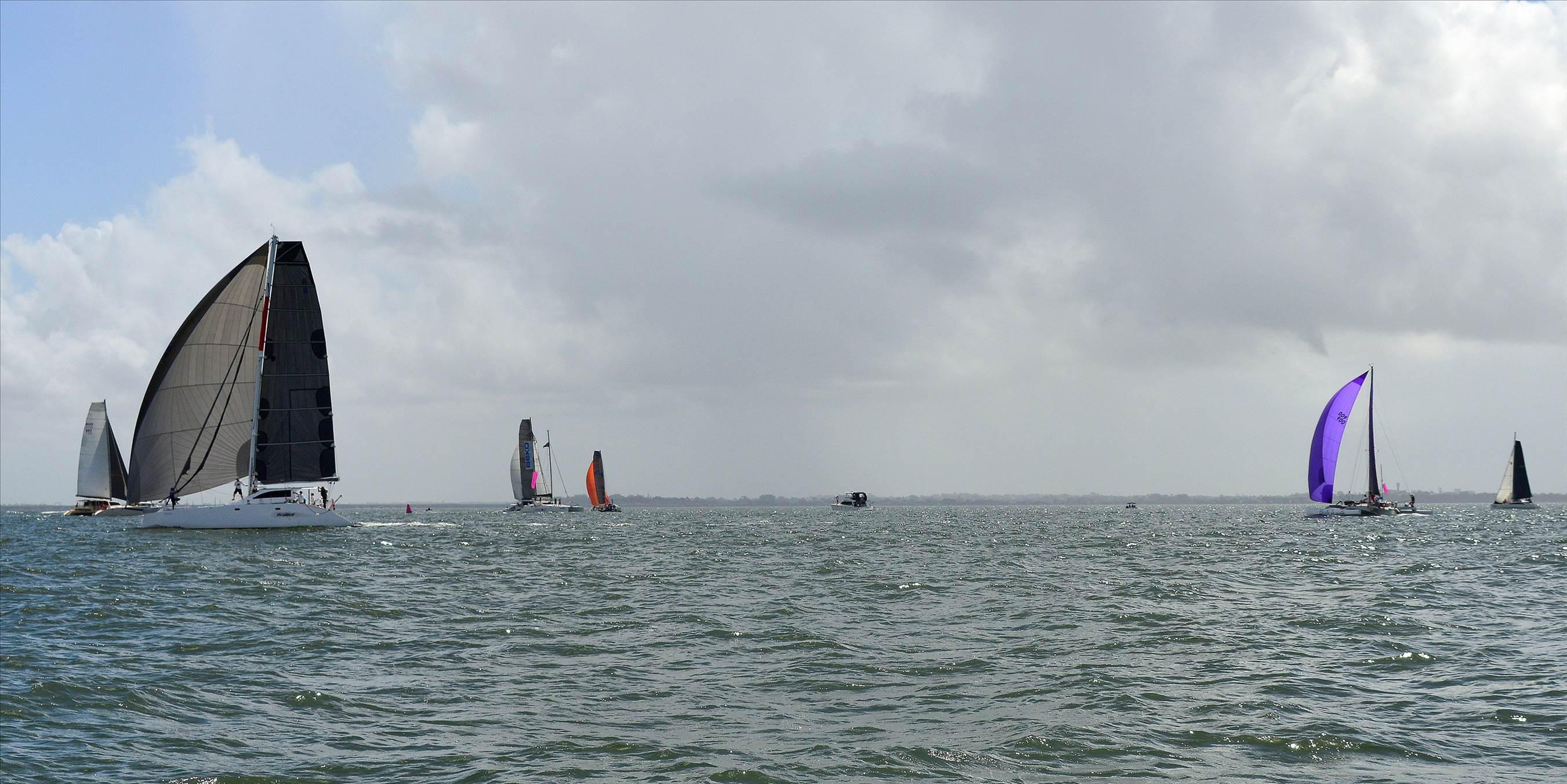 2018 Brisbane to Gladstone Multihull Race Start