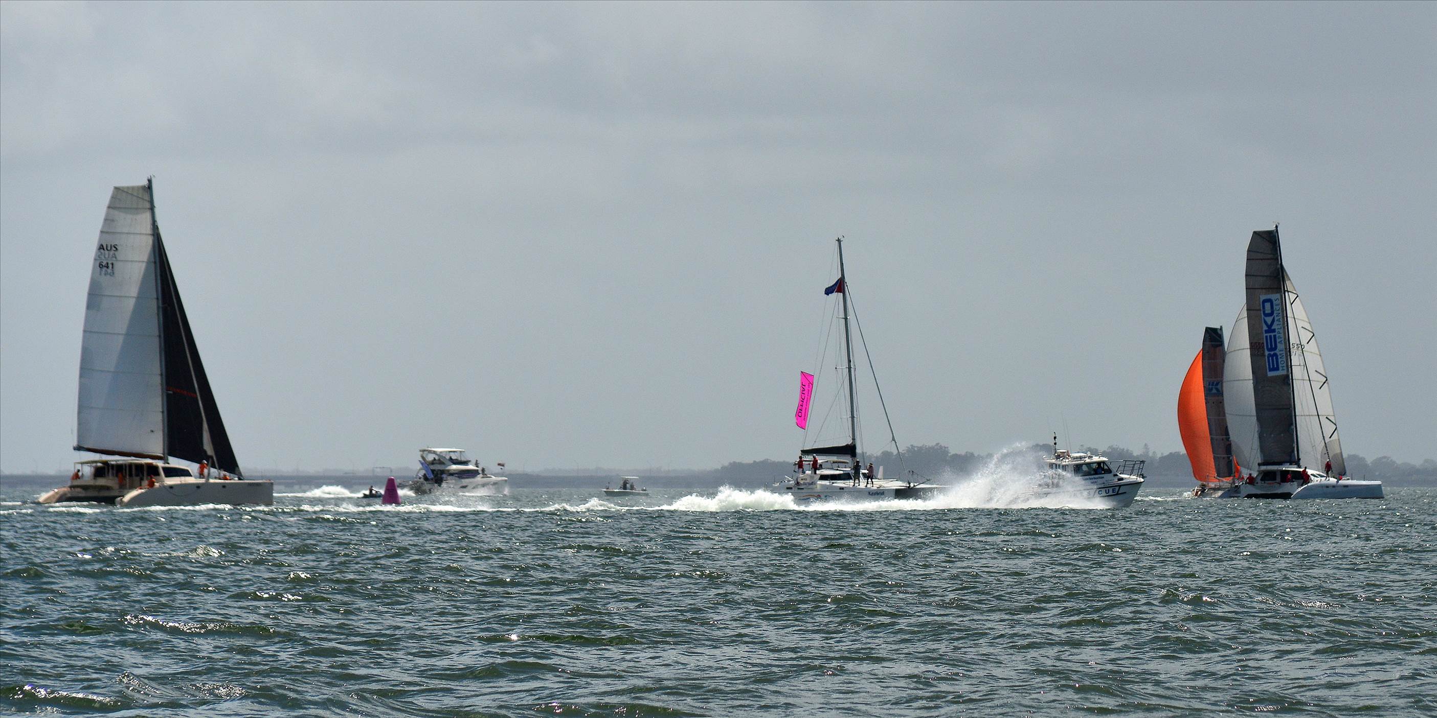 2018 Brisbane to Gladstone Multihull Race Start