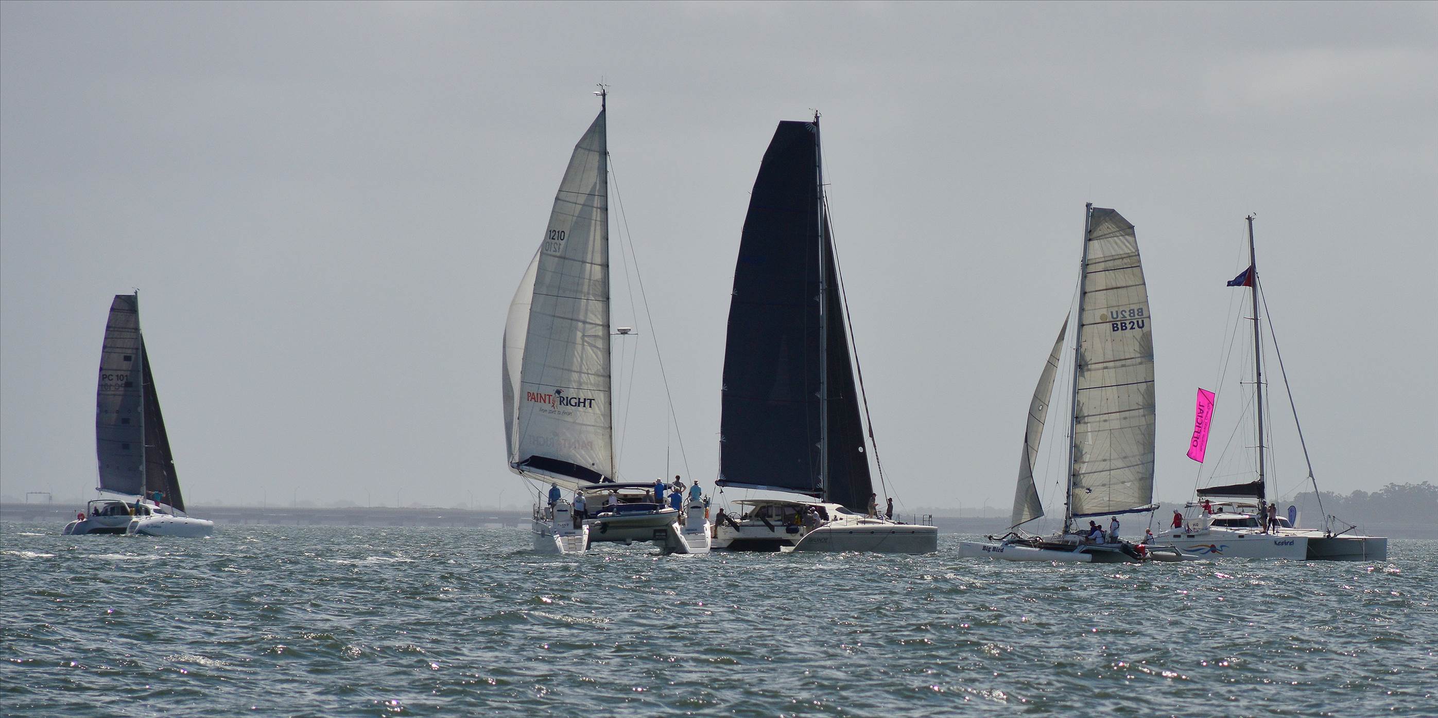 2018 Brisbane to Gladstone Multihull Race Start