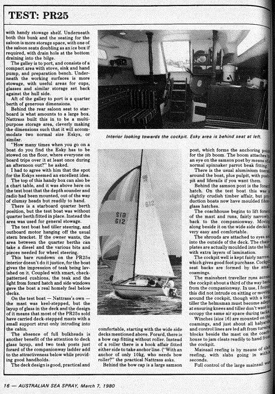 PR25 review March 1980 Sea Spray page 2
