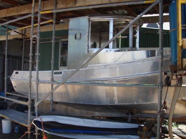 Tugboat under construction