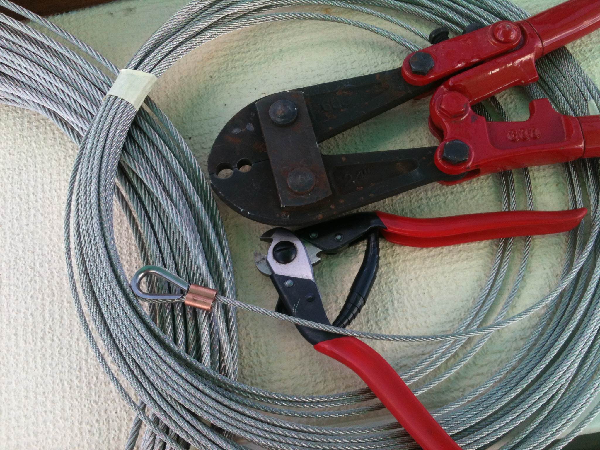 tools and wire rope