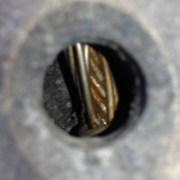 Forestay thru roller furler