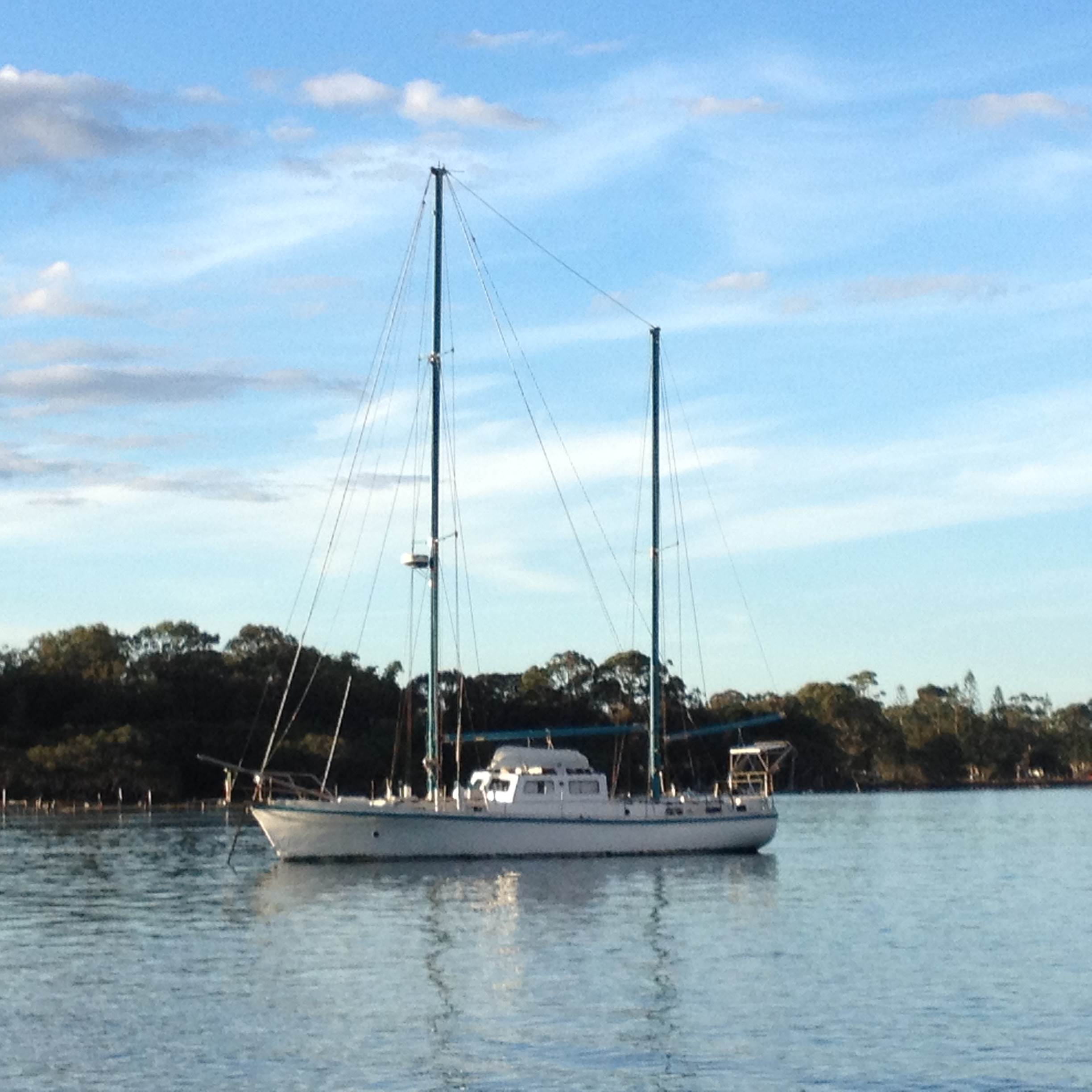 Concrete Ketch for sale.