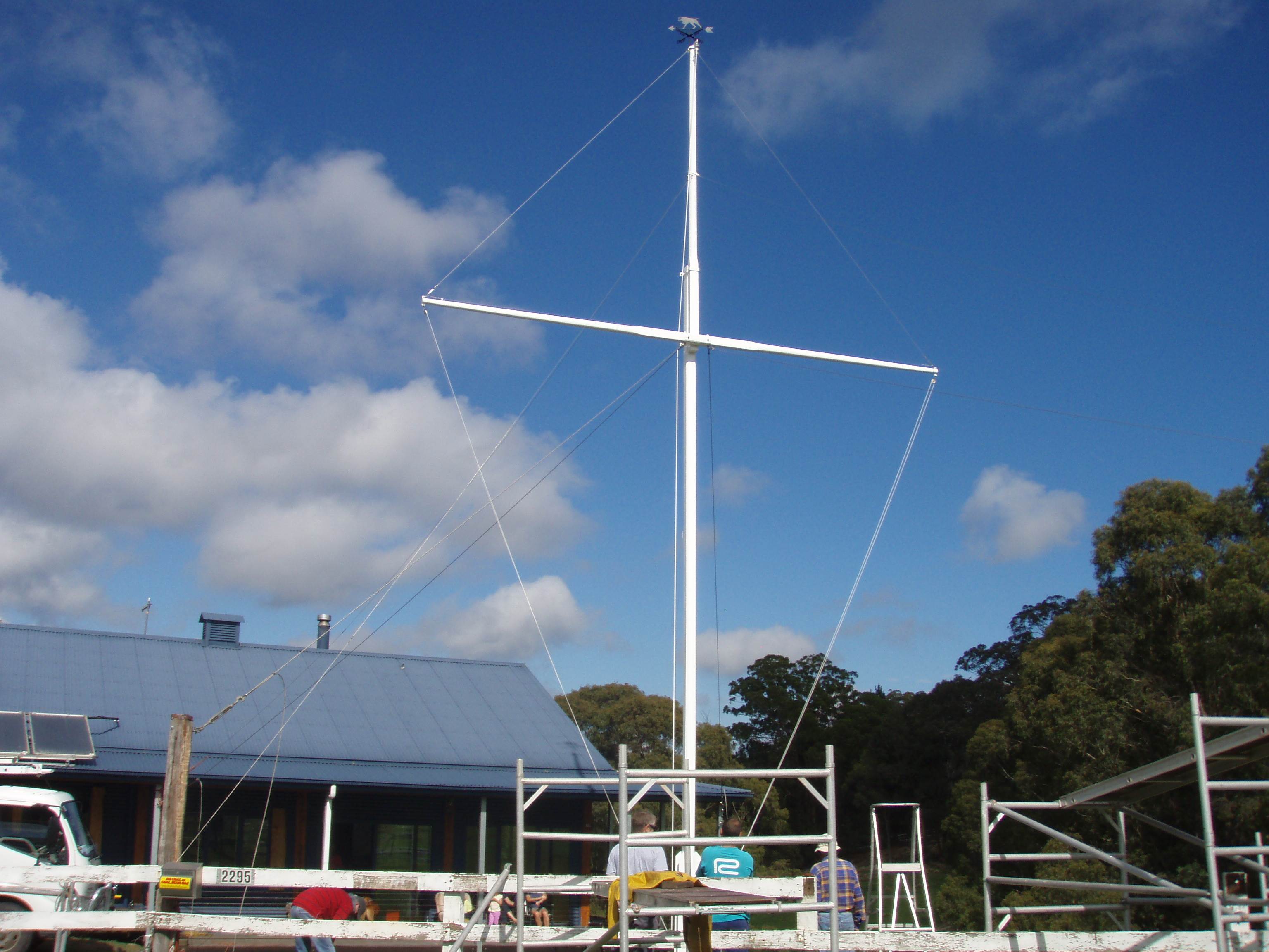Flagpole finished