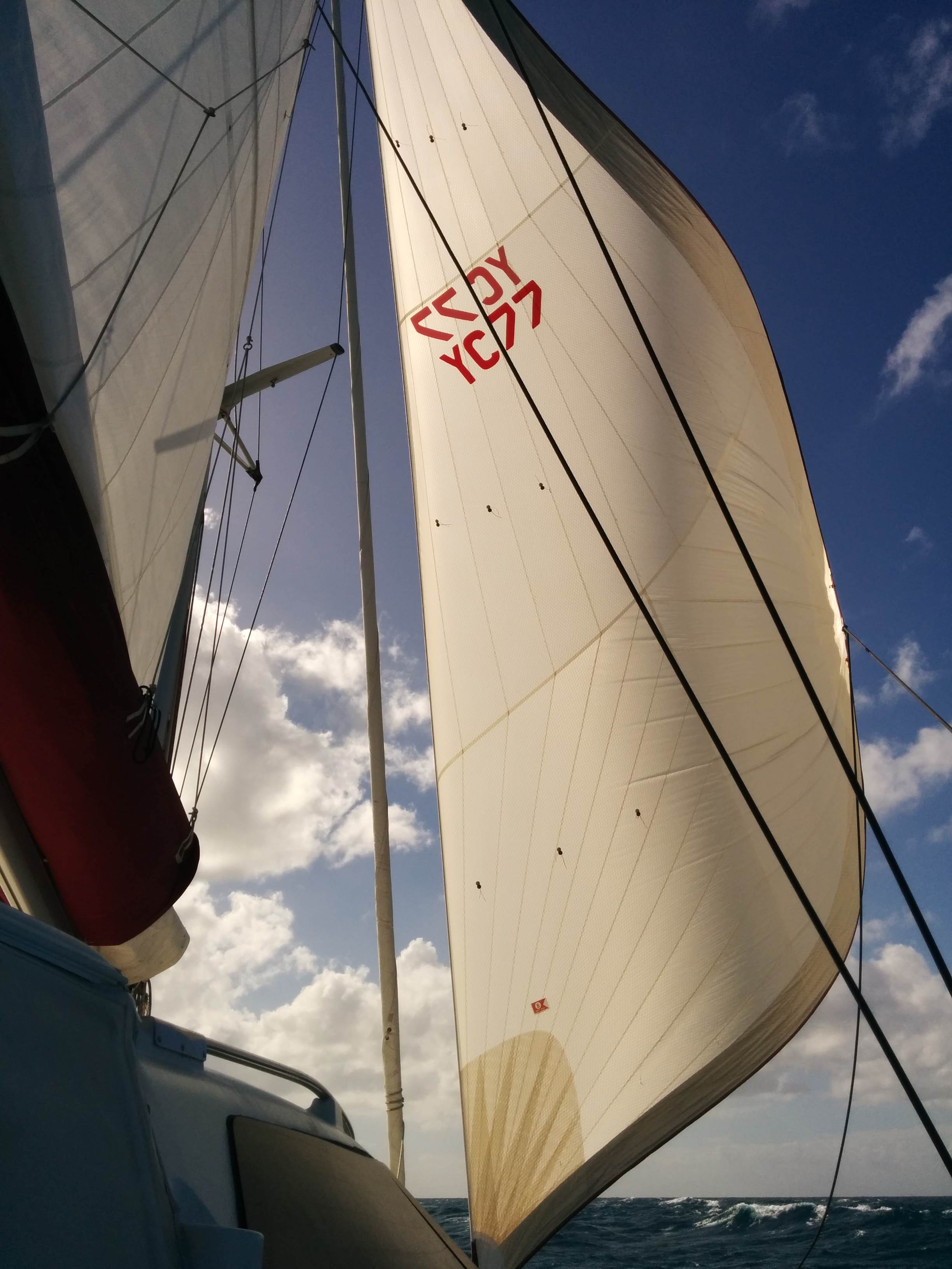 Gennaker in 25 knots