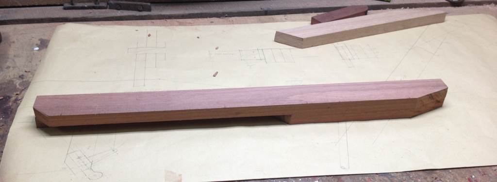 Center part of frame.