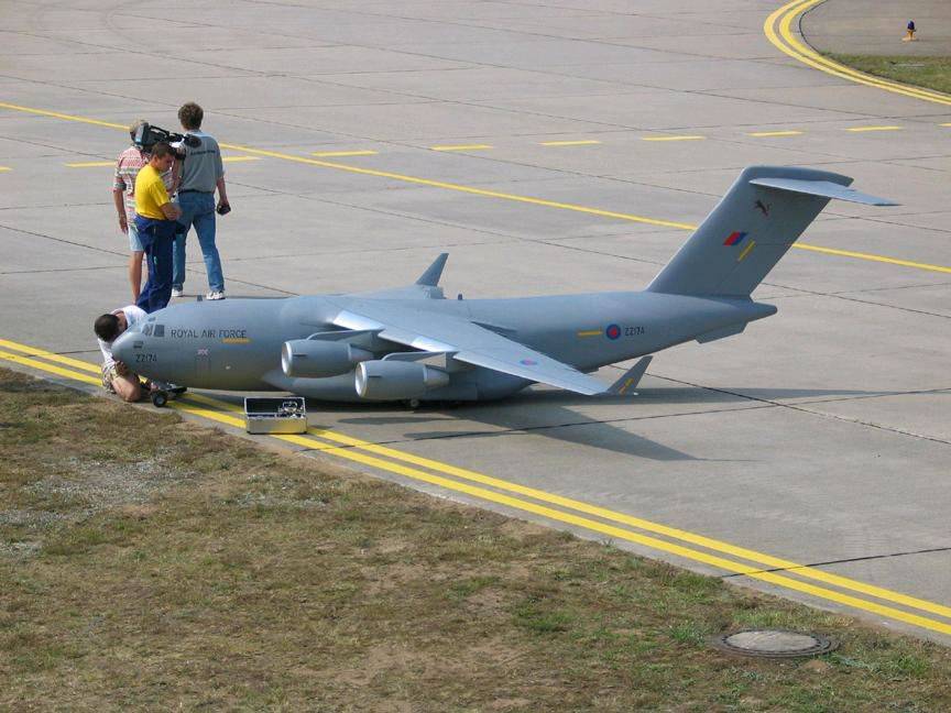 big R/C plane
