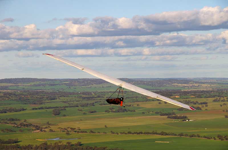 Matty flying his rigid wing