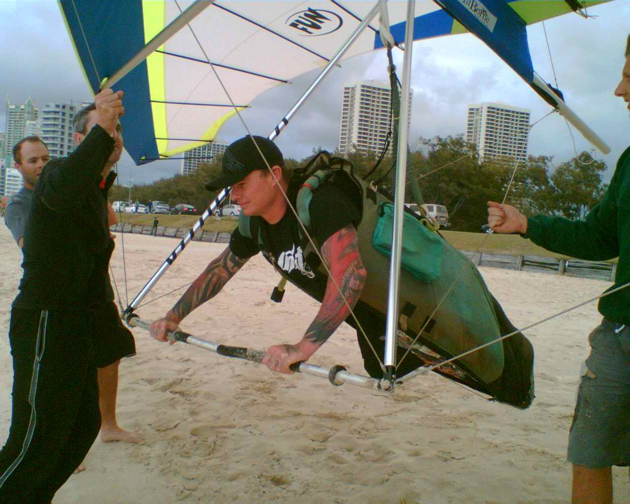 Kiting an Easterly on the Goldie
