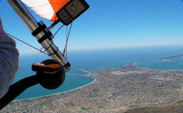 Flying my powered harness