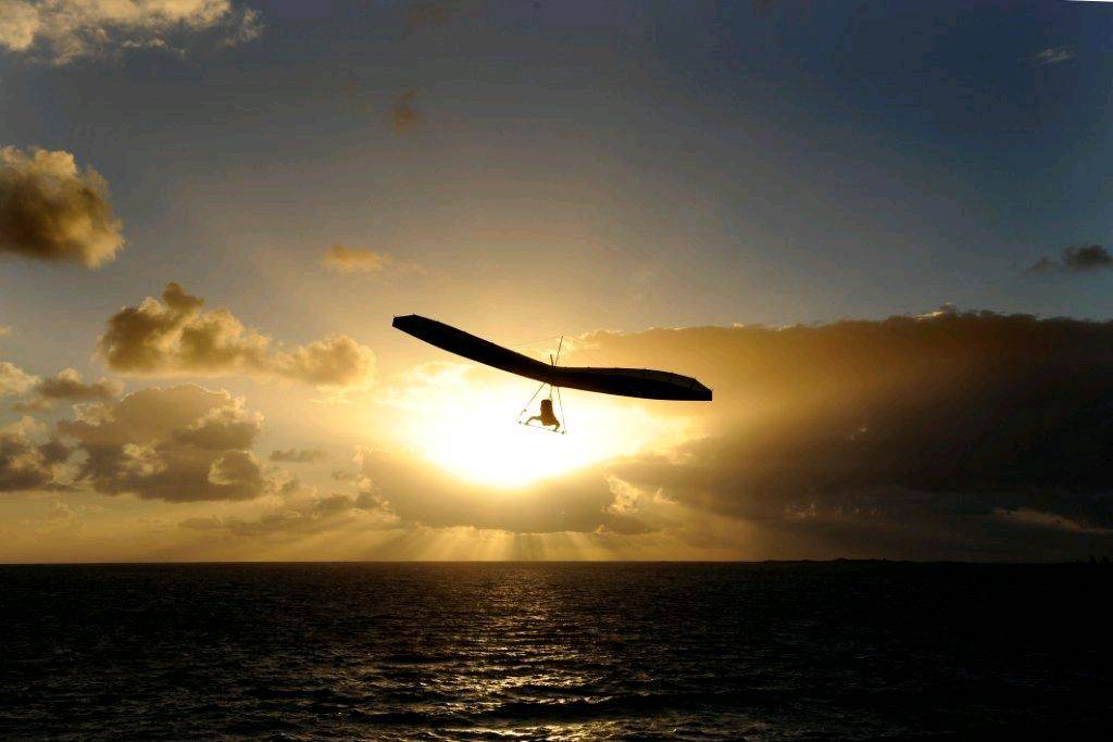 Sunset flight