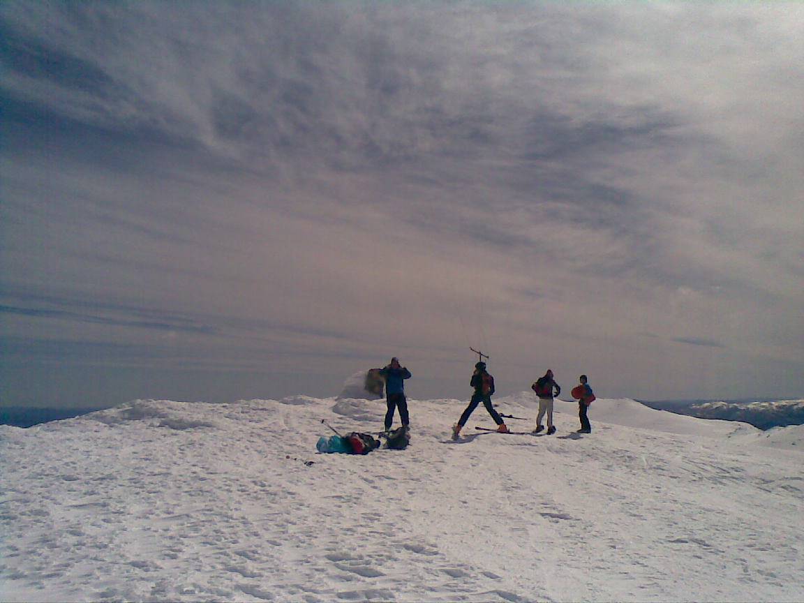 Tim & Paul on top of Mt Kosciuszko 6 Sept 2008