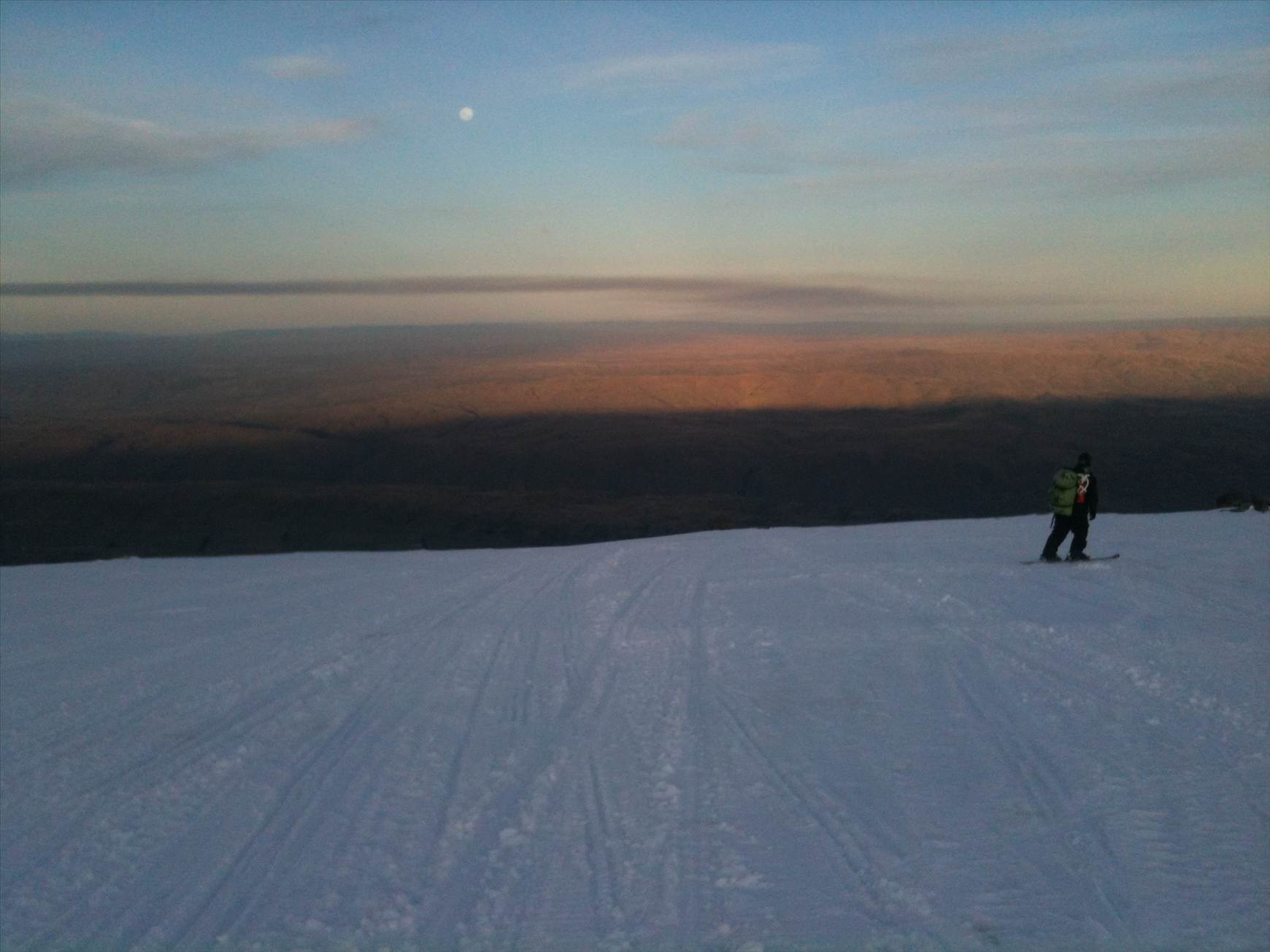 Moonrise from the top