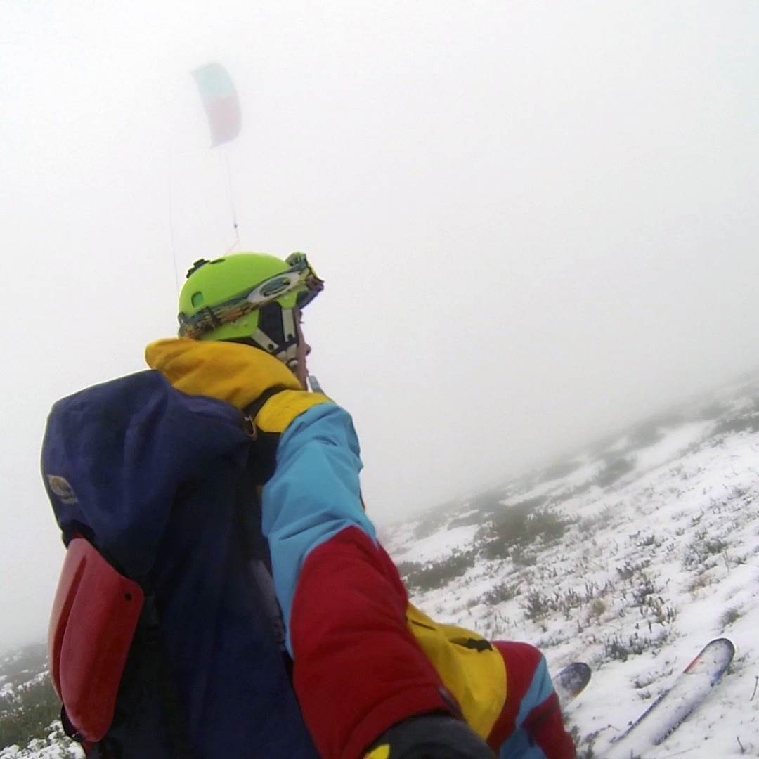 My first snowkite of 2015 - 8/6/15