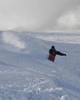 Snow Kiting
