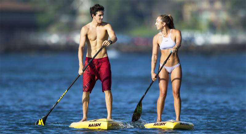 Naish couple on GLides 800