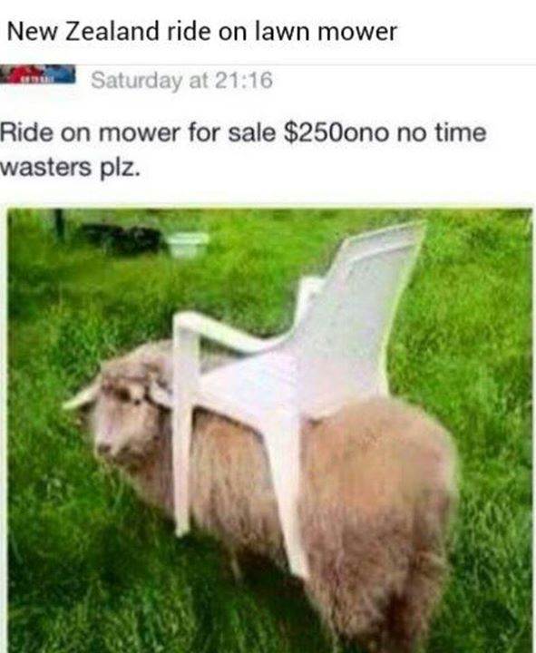 ride on mower