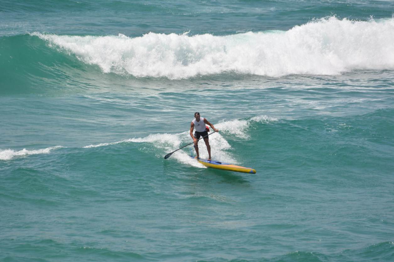 Downwind finish