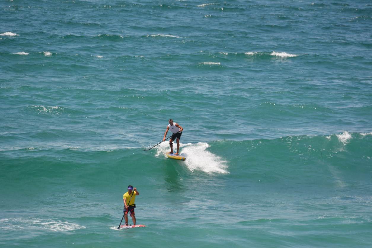 Downwind finish