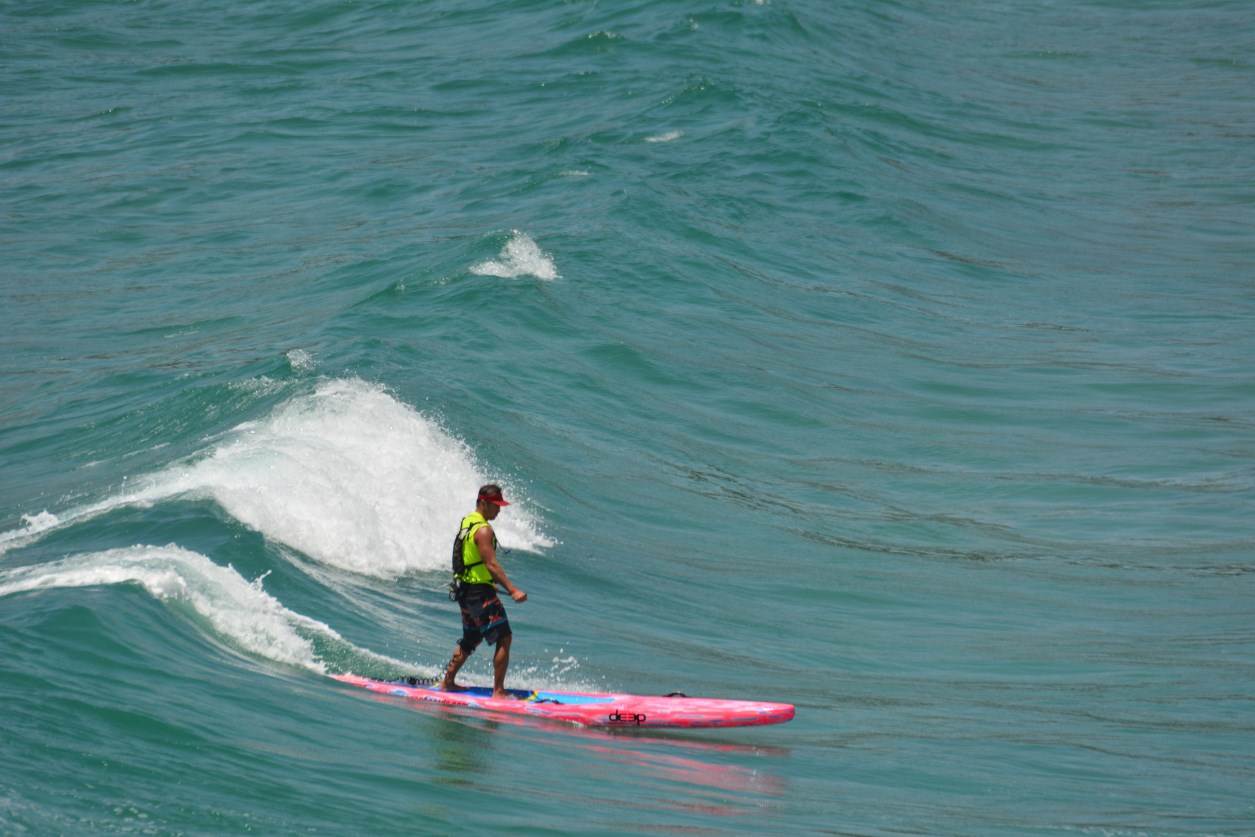 Downwind finish