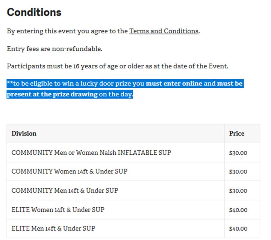 Conditions