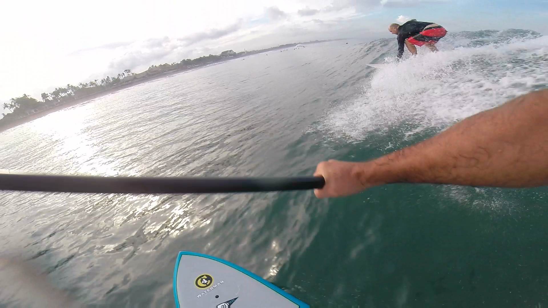 Getting dropped in on at Berewa (Brawa) Bali!