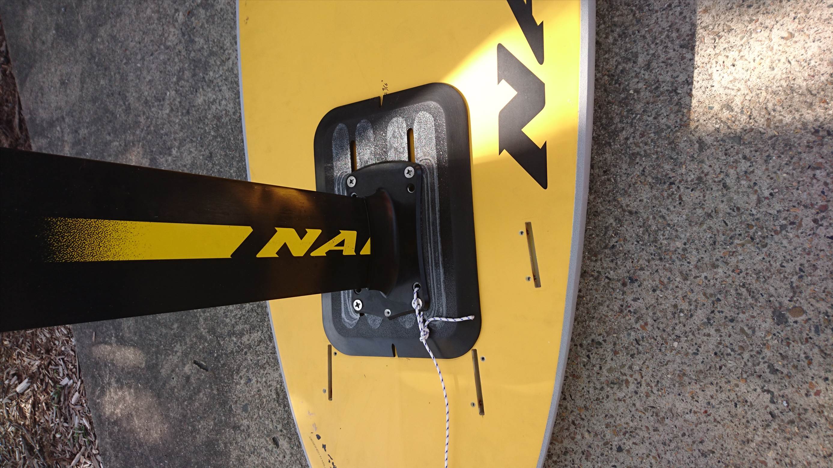 Stick on foil mount