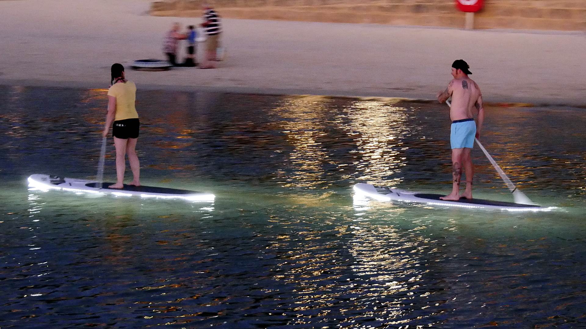 SUPs with lights