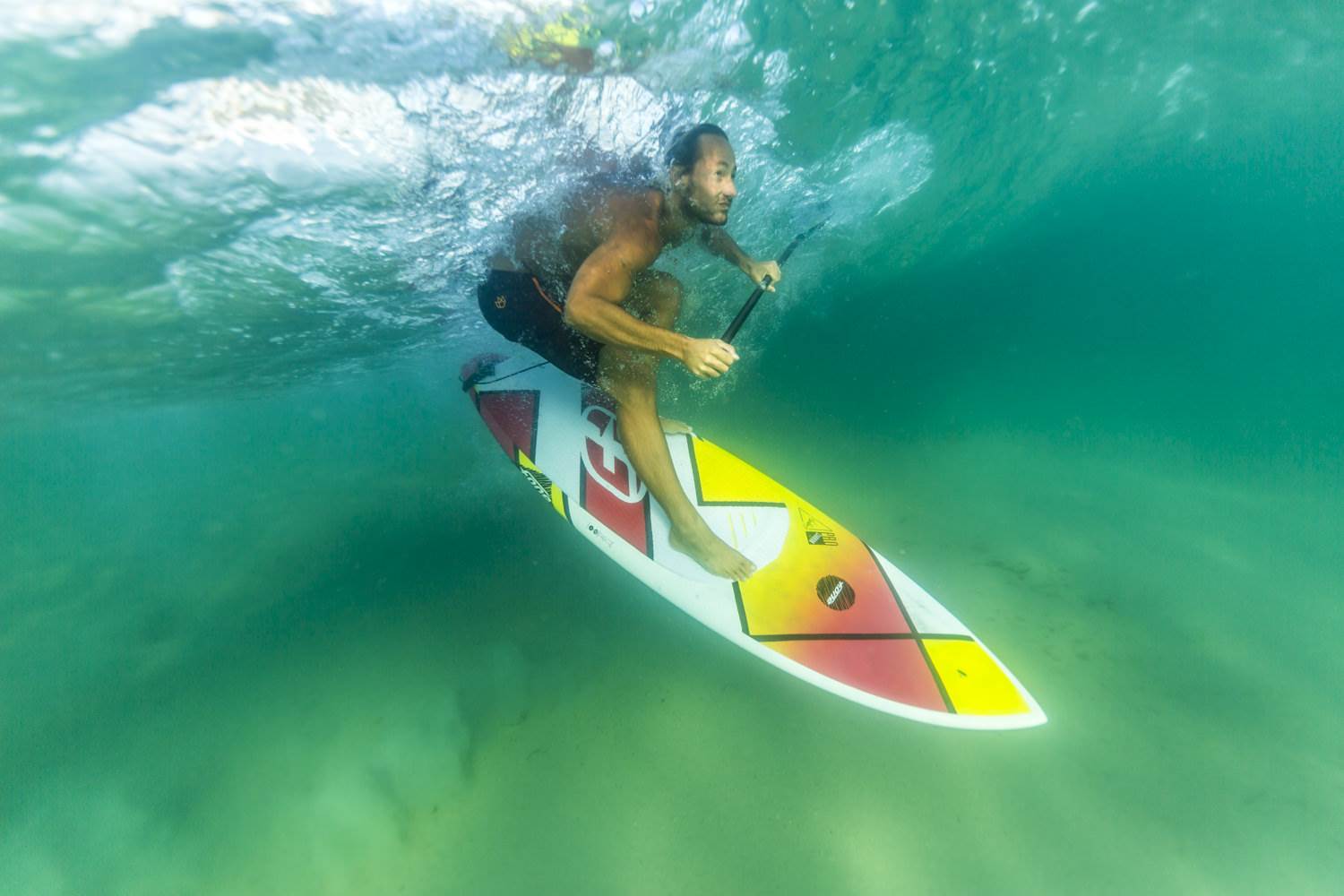 Pro rider Dimitri Georges, coming from France to show us how to ride the F-ONE Madeiro Pro 7'2''