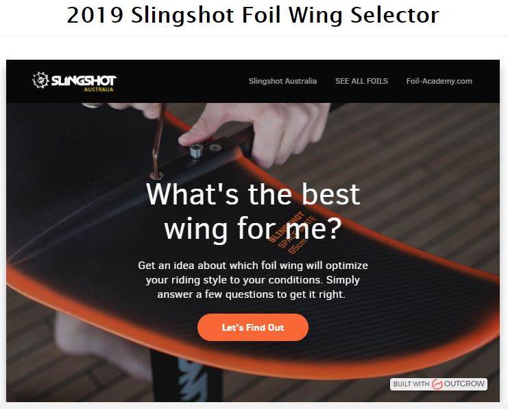 Slingshot Wing Selector