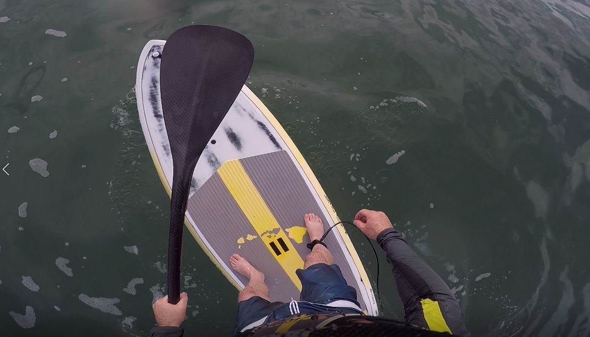 BB SUP looking down