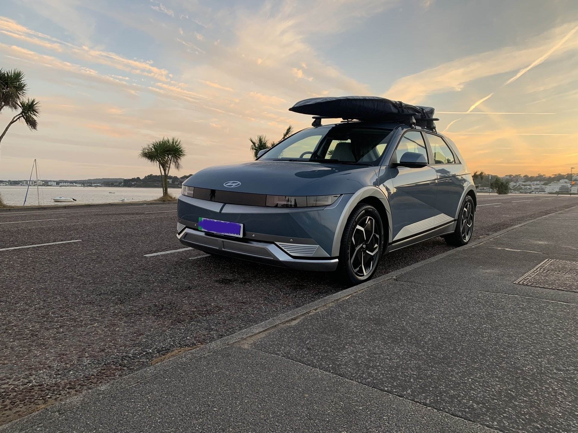 At the beach