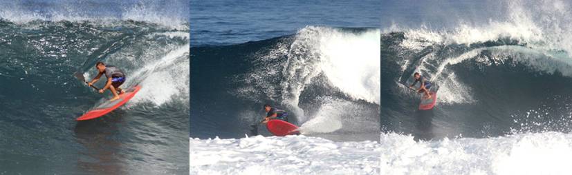 BLane Chambers of Paddle Surf Hawaii RIPPING!