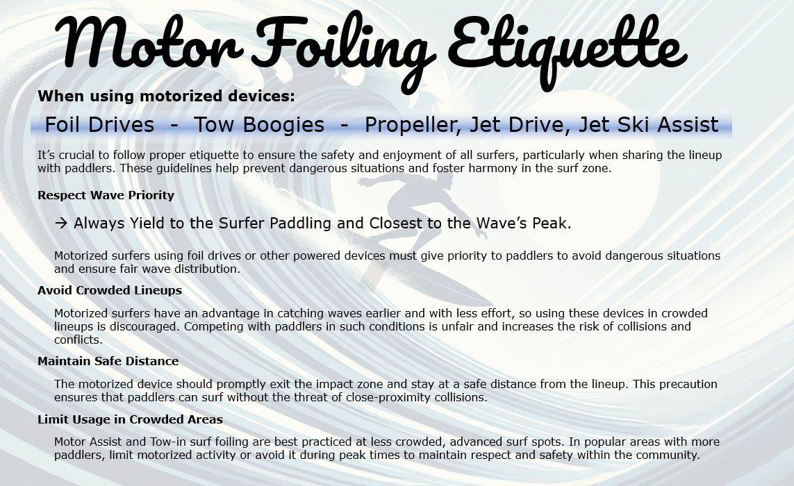 20241103 Tow Foiling Etiquette v2