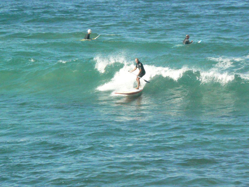 Fun in the wind. Northern reef break Perth