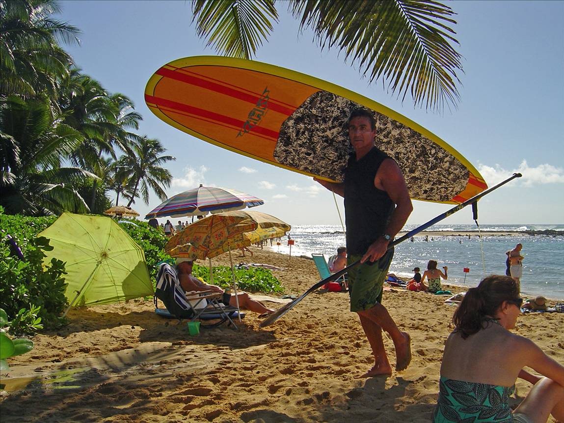SUP on Kauai 2009