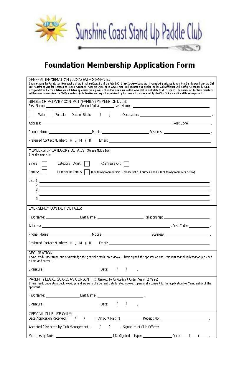 Membership Form