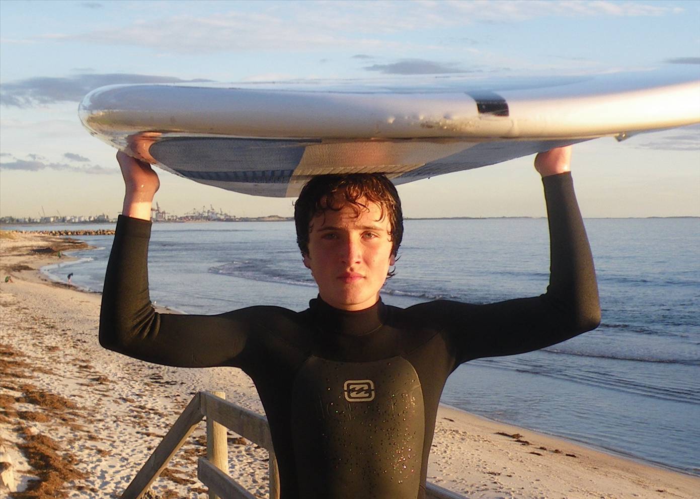 My son David (13) enjoying his Starboard 9'8" last Sunday