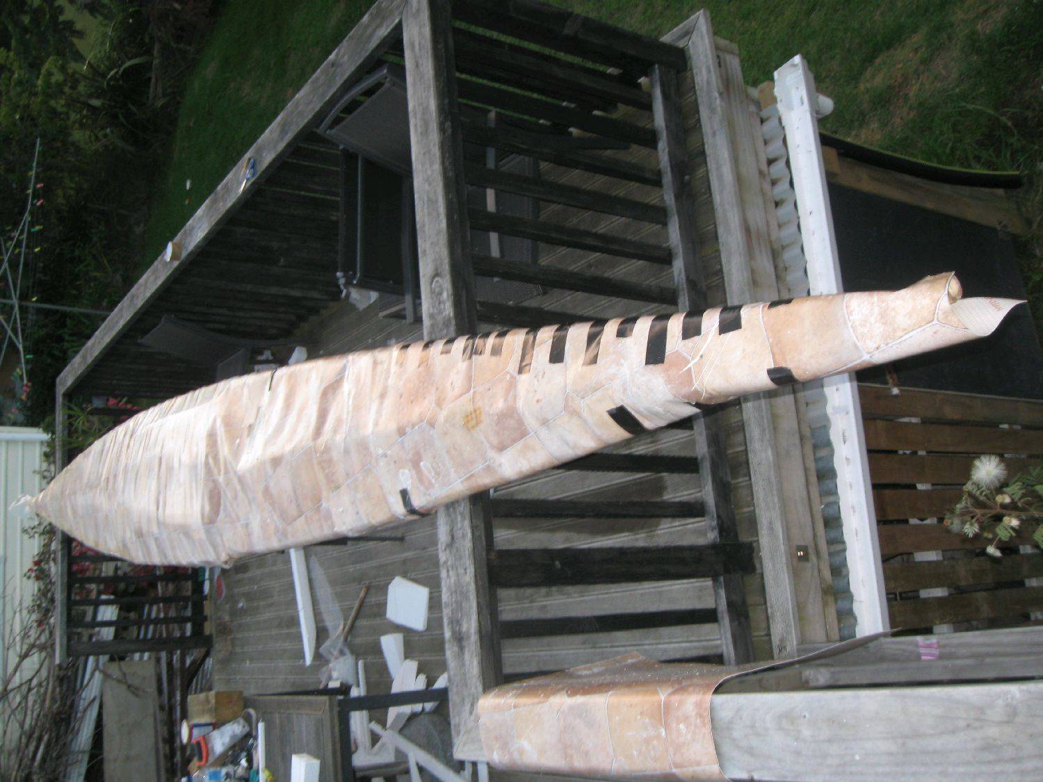 24 ft bamboo recycled SUP