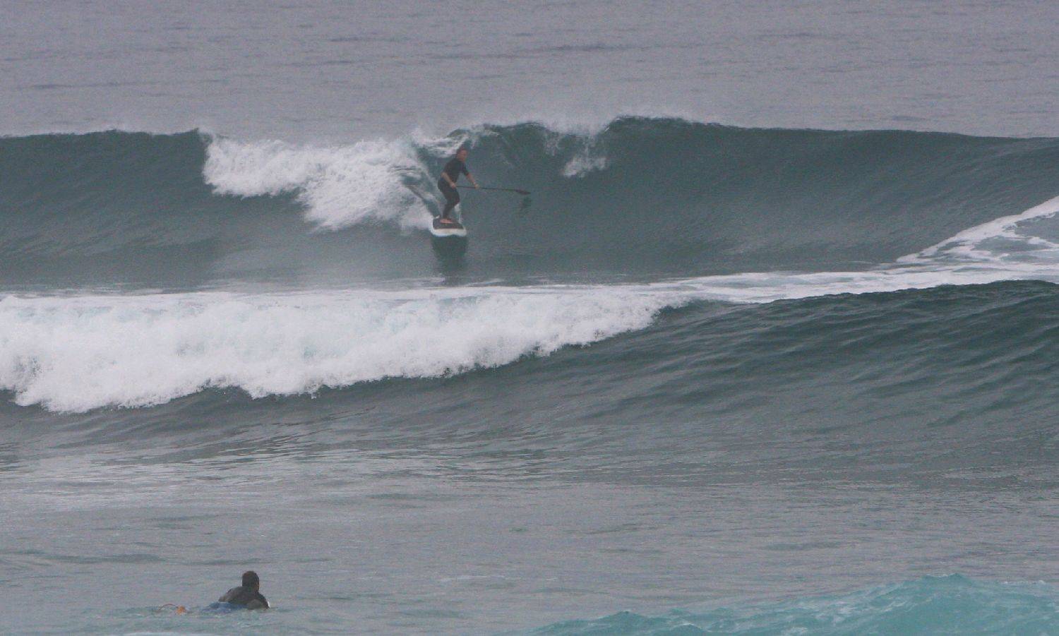 SUP surfing