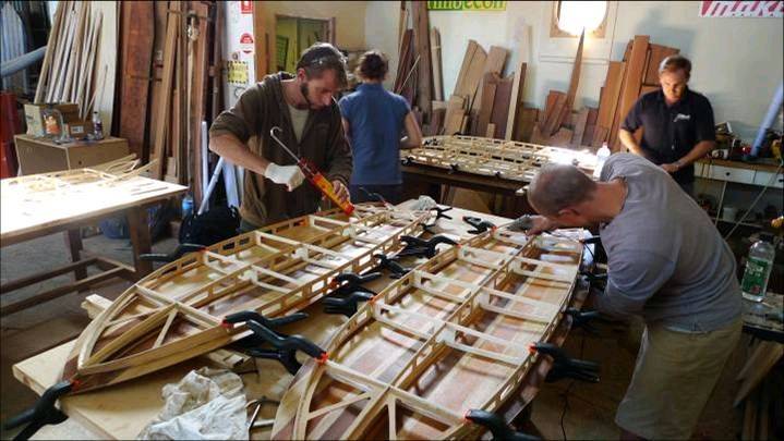 Hollow Wood Fish Frame and Top Skin