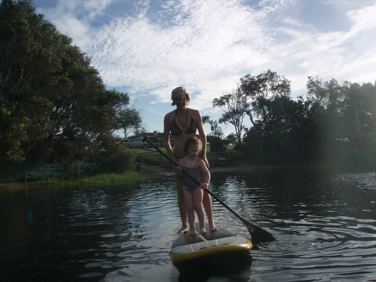 Ej and Sunday on tea tree lake