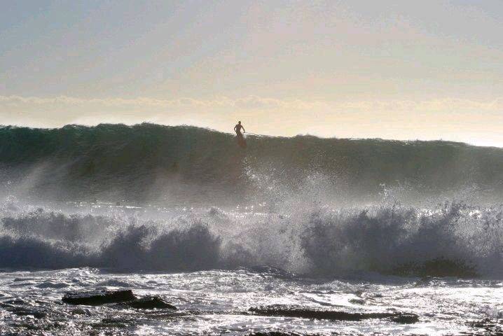 paddling out