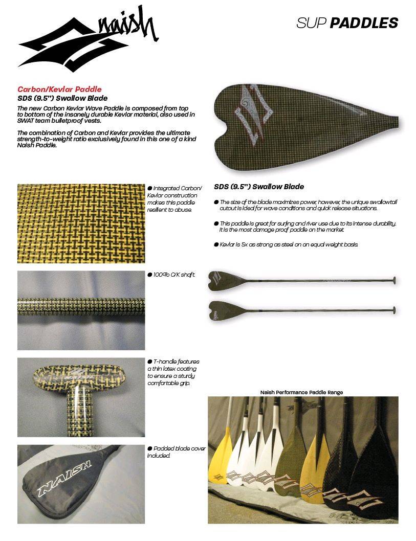 NaishCarbonKevlarPaddle