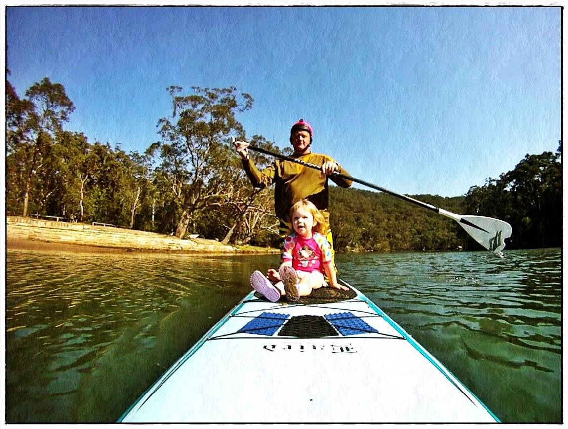 Tylah's First SUP Session 21st September 2010 004